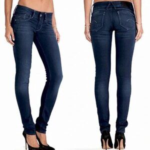 G-Star Lynn Skinny Medium Aged Wash Denim Jeans Size 24 X 32